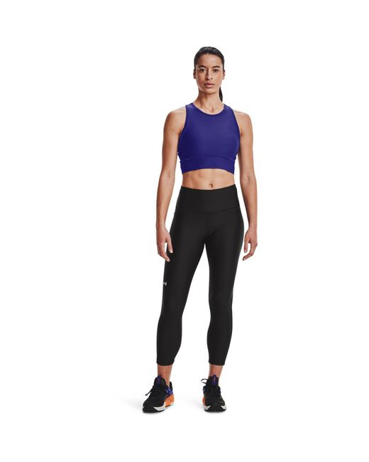 Under Armour Black Tech No-Slip Waistband Ankle Leggings