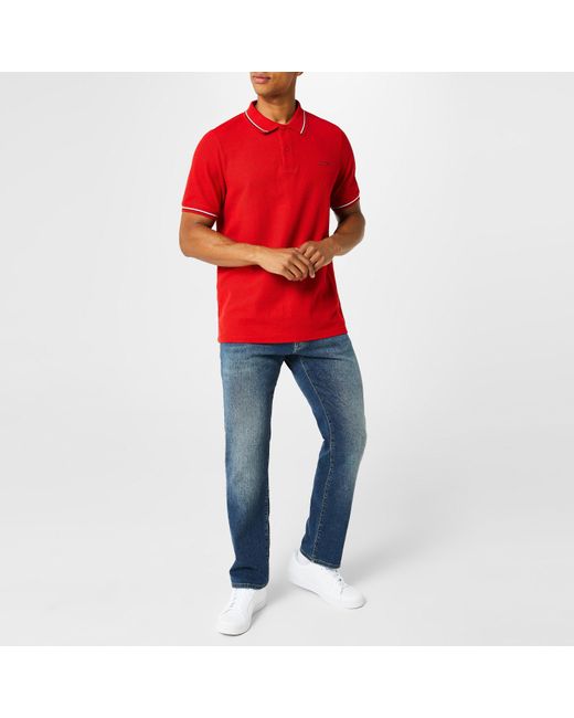 Slazenger 1881 Red Tipped Polo Shirt for men