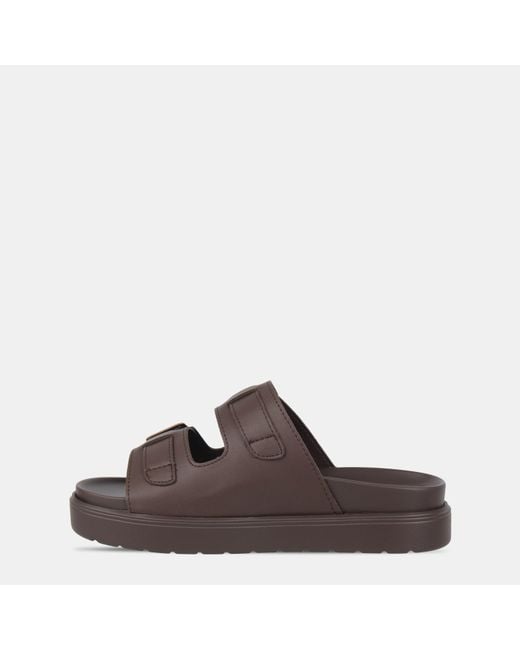 Biba Brown Two Strap Sandals