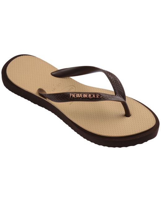 Havaianas Natural Top Point Fusion Flip Flops
