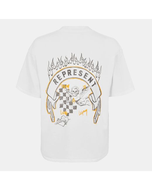 Represent White Rep Legacy Oversized T-Shirt for men