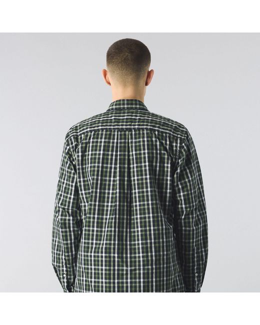Pretty Green Green Pelton Check Long-Sleeve Patterned Shirt for men