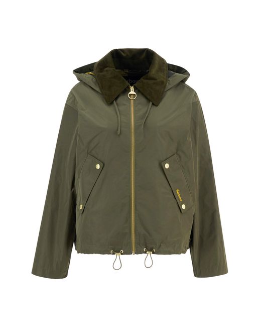 Barbour Green Rain Anorak Jacket