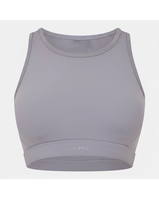 Usa Pro Purple Pro Core Racer Back Sports Bra Ladies