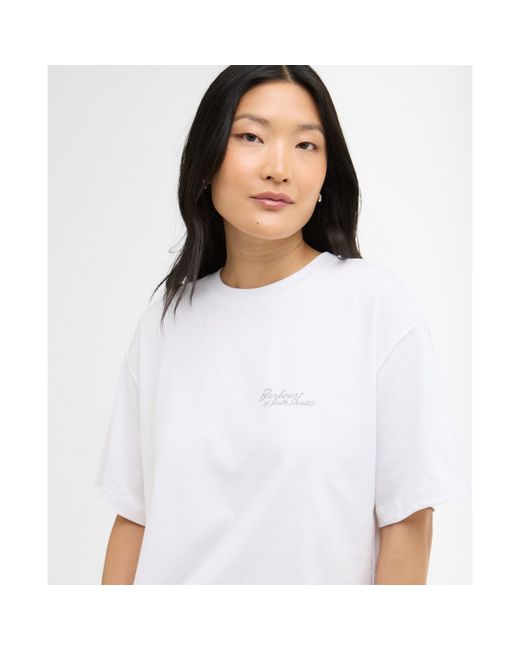 Barbour White Kirby Graphic T-Shirt