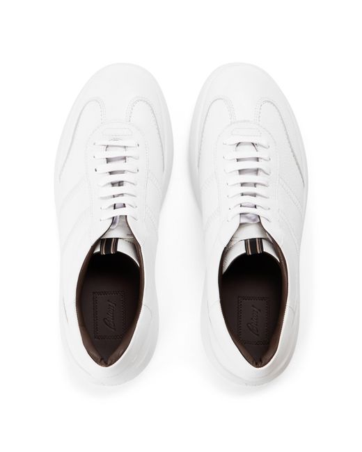 Brioni White Olympia Low-Top Trainers for men