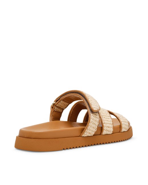 Steve Madden Brown Missile Flat Sandals