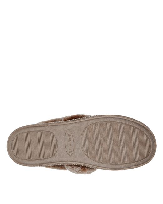 Skechers Brown Cozy Campf Full Fit Slippers