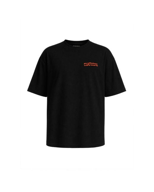 PRETTY BOY UGLY WORLD Black Pbuw Bitcoin T-Shirt for men