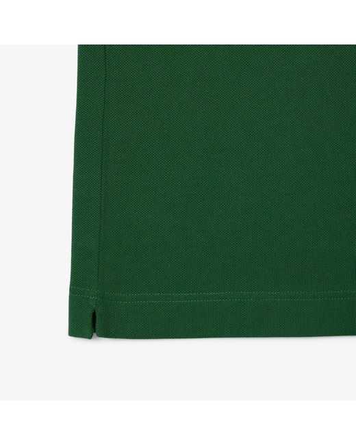 Lacoste Green Contrast Collar L.12.12 Polo Shirt for men