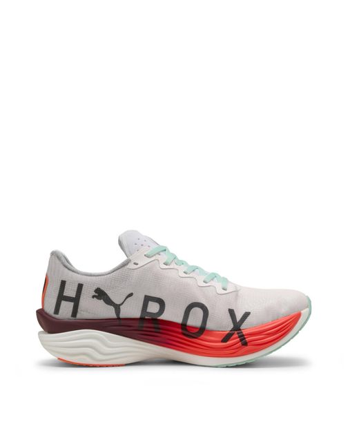 PUMA White Deviate Nitro Elite 3 Road Running Shoes