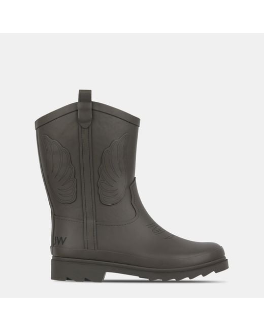Jack Wills Gray Cowboy Waterproof Wellingtons