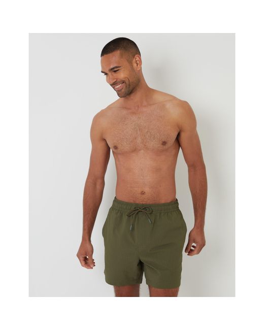 Threadbare Green Rola Swim Shorts for men