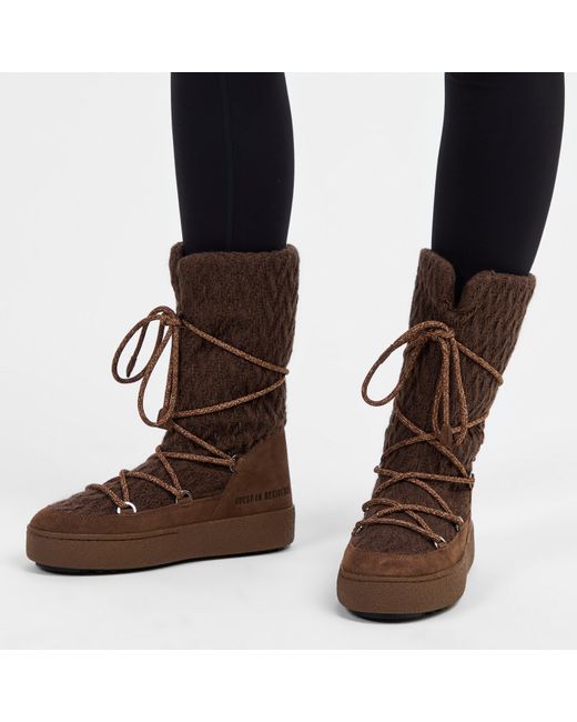 Moon Boot Brown Snow Boots