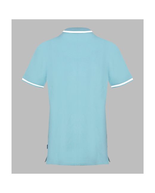 Aquascutum Blue Polo Short Sleeve Polo Shirt for men