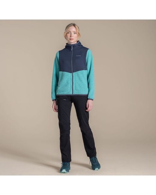 Craghoppers Blue Telesto Insulated Hooded Fleece Jacket