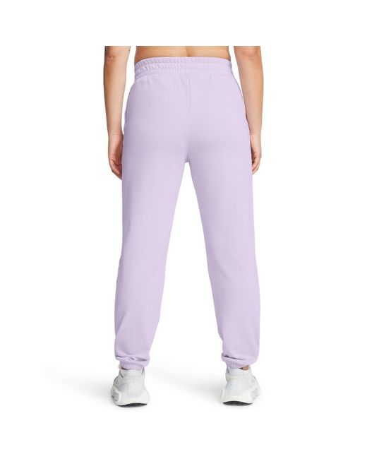 Under Armour Purple Rival Terry Joggers