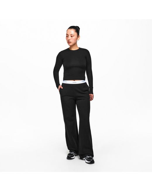 Calvin Klein Black Ck L Hike Runner Chunky Trainers