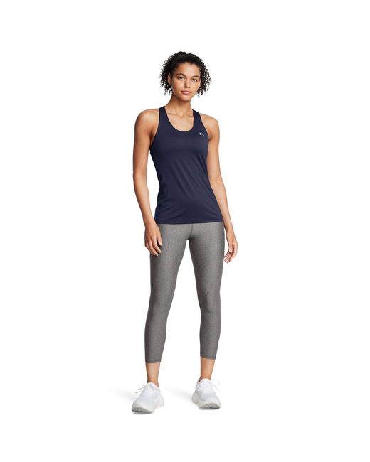 Under Armour Gray Tech No-Slip Waistband Ankle Leggings