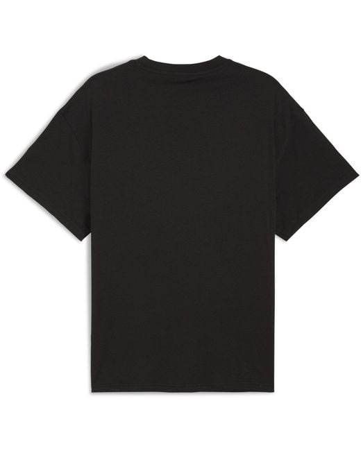 PUMA Black Hooptopia Break Fast Short Sleeve Performance T-Shirt for men