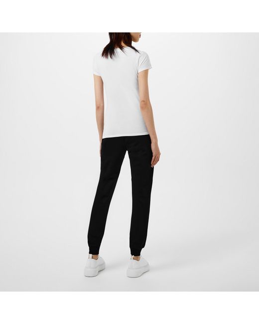 ARMANI EXCHANGE Black Logo Jogging Bottoms
