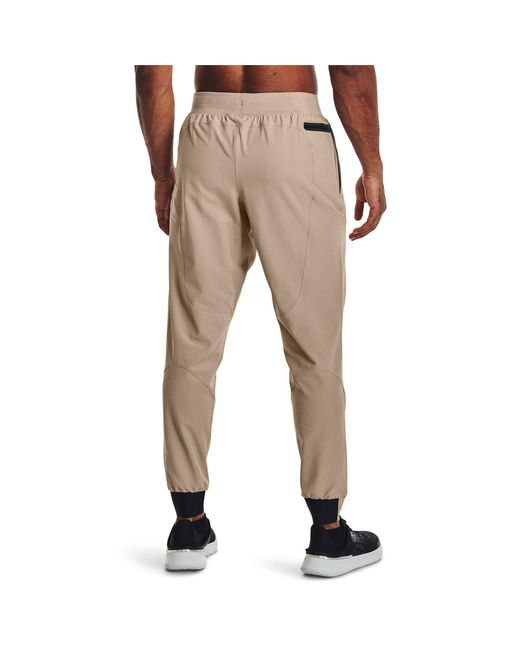 Under Armour Natural S Unstoppable Jogging Pants Brown Xxl for men