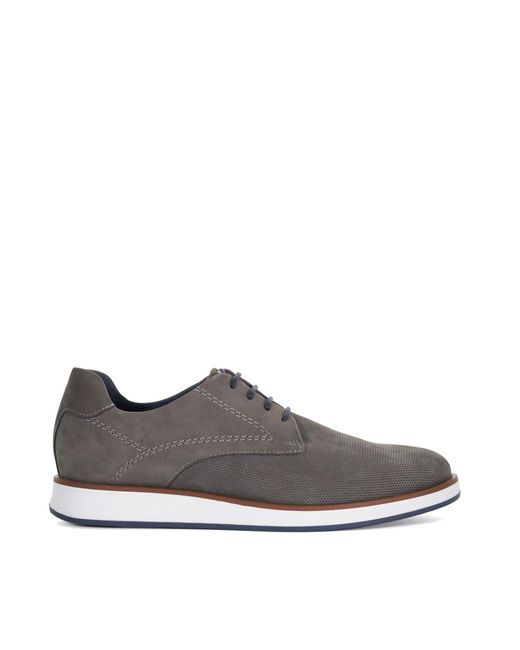 Dune Gray Beko Derby Shoes for men