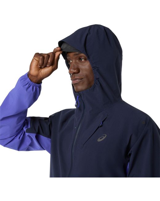 Asics Blue Metarun Legend Running Jacket for men