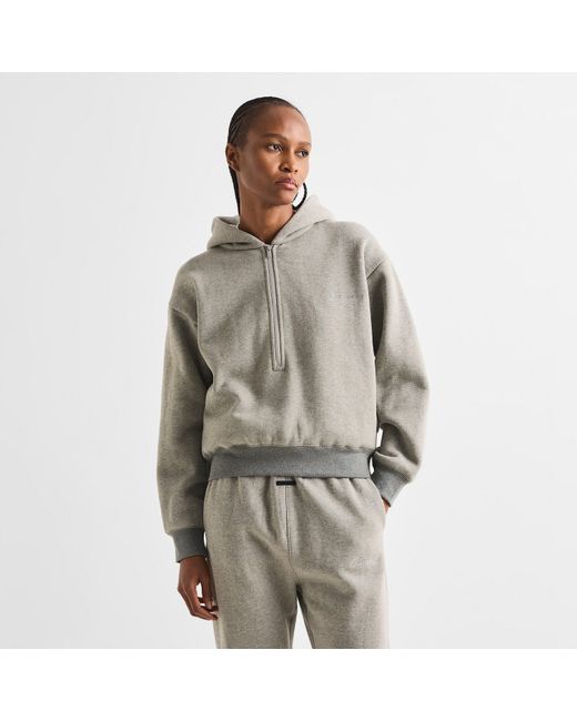 Fear Of God Gray Fge Half Zip Hdy Ld61
