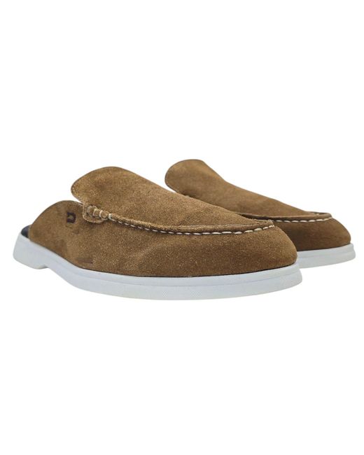 Deakins Brown Deaks Antonelli Flat Mules for men
