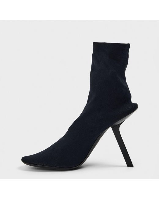 Balenciaga Black Sponge Ankle Boots