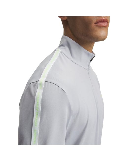 Under Armour Gray Tech ½ Zip Long Sleeve for men