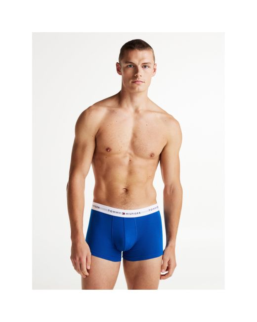 Tommy Hilfiger Blue 3 Pack Signature Boxer Shorts for men