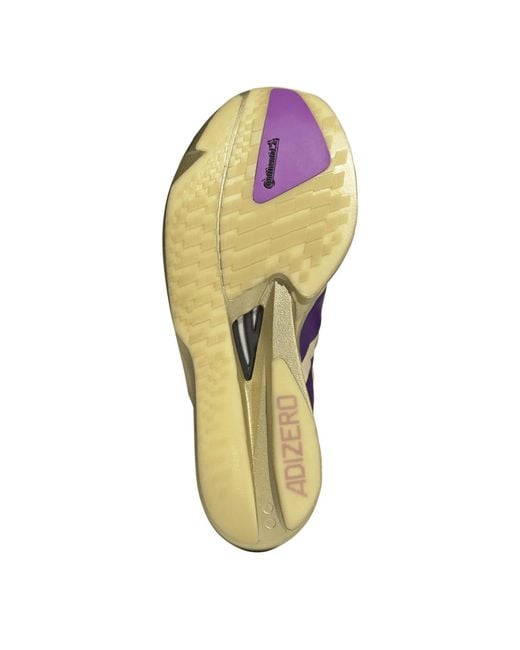 Adidas Blue Adizero Takumi Sen Fast Running Shoes for men