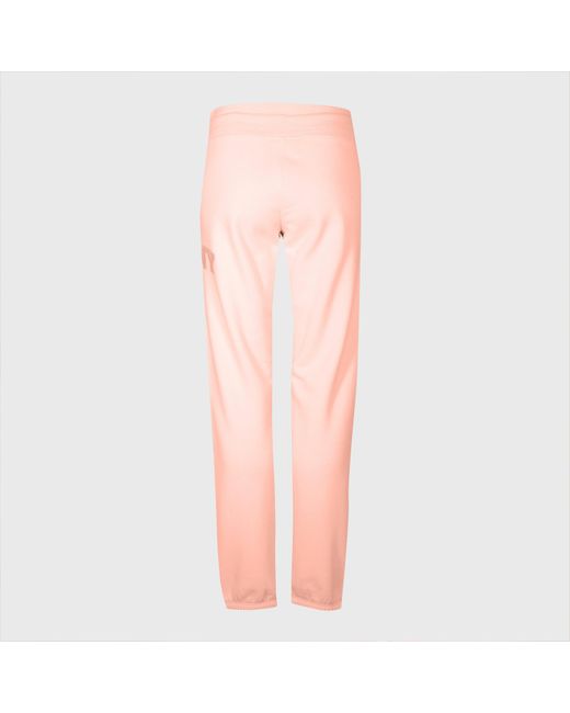 DKNY Pink Logo Closed Cuff Fleece Joggers