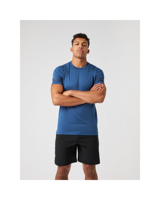 Björn Borg Blue Bjorn Logo Tech Tee Sn61 for men