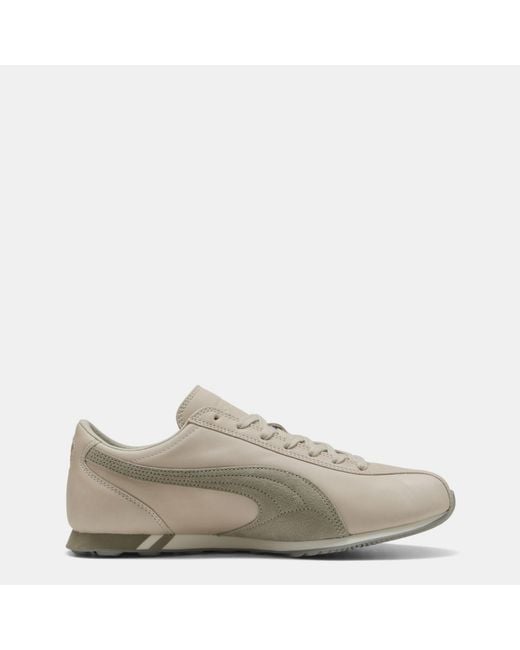 PUMA White Sprint Prem Low-Top Trainers