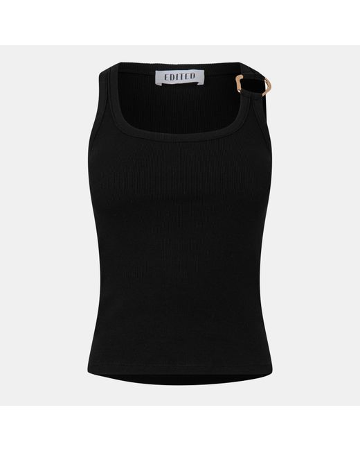 EDITED Black Charlotte Top