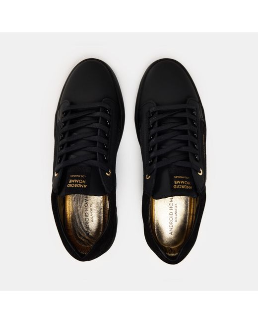 Android Homme Black Venice Low-Top Trainers for men