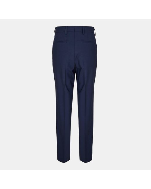 Boss Blue H Genius Straight Leg Trousers for men