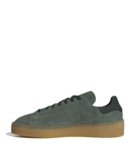 Adidas Originals Green Stan Smith Crepe Shoes for men