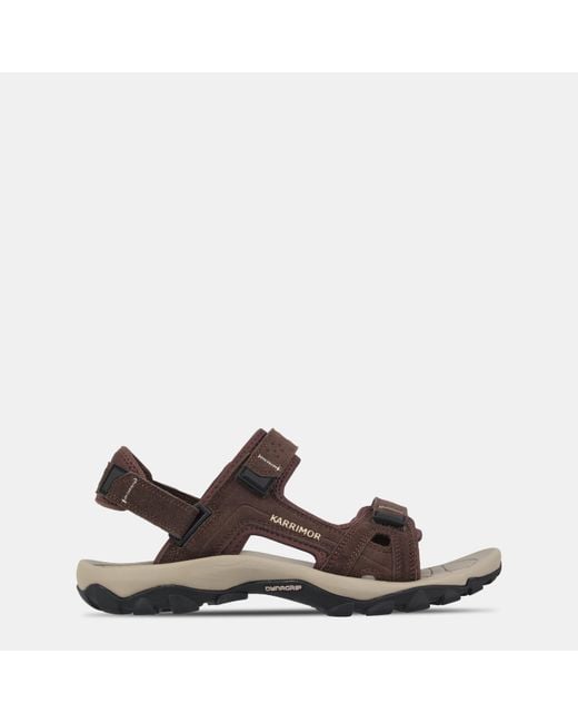 Karrimor Brown Antibes Leather Walking Sandals for men