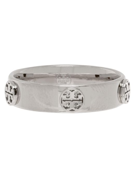 Tory Burch Gray Miller Stud Ring