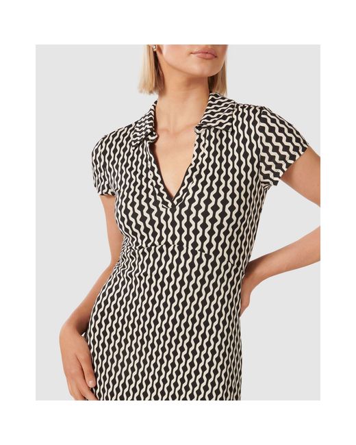 Forever New Multicolor Lorinda Cap Sleeve Dress