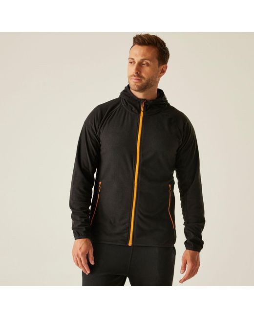Regatta Black Navigate Full-Zip Fleece for men