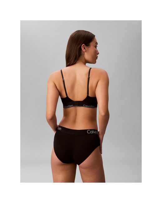 Calvin Klein Black Balcony Bra