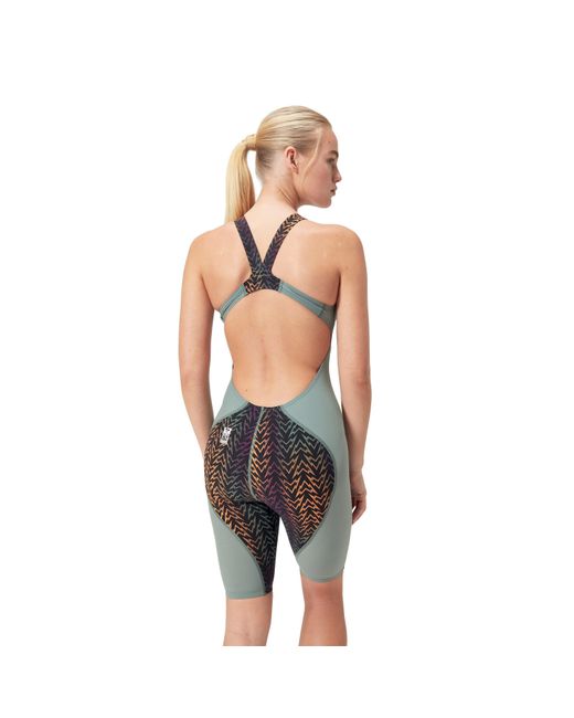 Speedo Green Fastskin Lzr Ignite Boyleg Swimsuit