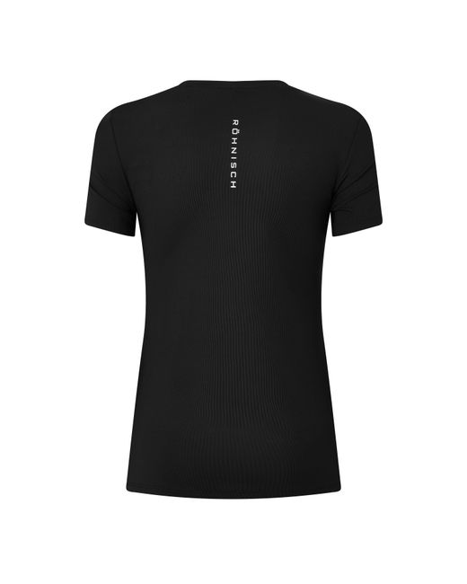Röhnisch Black Micro Tee Short Sleeve Performance Gym Top