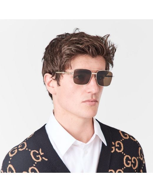 Gucci Brown Eyewear Gg1441S Sunglasses for men