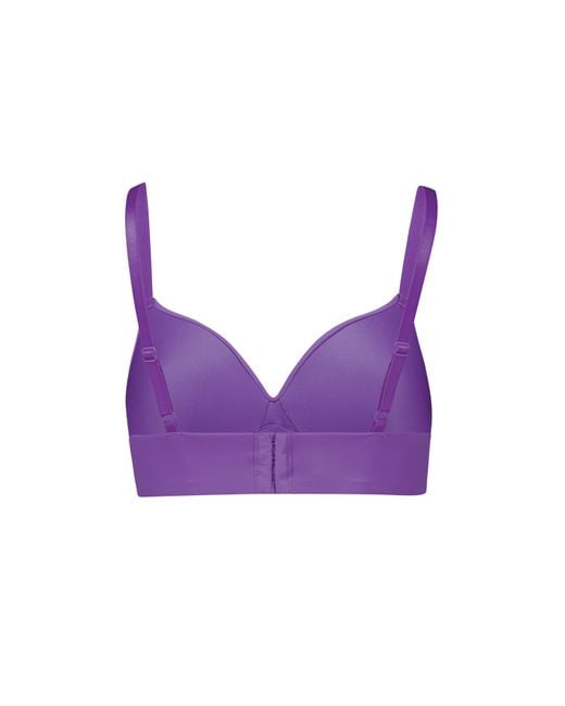 PUMA Purple Soft Lightly Lined Bralette
